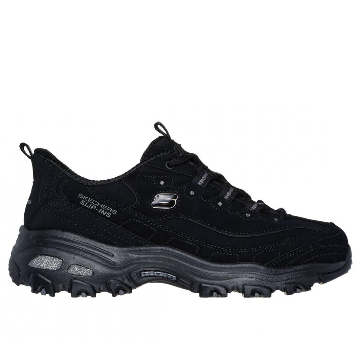 SKECHERS - Zapatillas Mujer Slipins DLites Classic Remix Negro Skechers