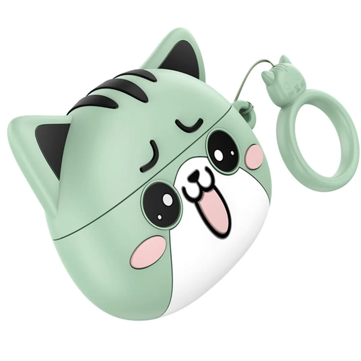 HOCO - Audifono inalámbrico IN-EAR de gatito EW48 Hoco verde