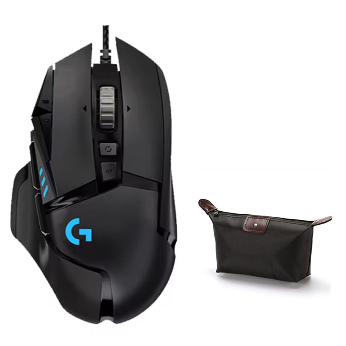 LOGITECH - Mouse Gamer Logitech G502 Hero Y Estuche-Negro