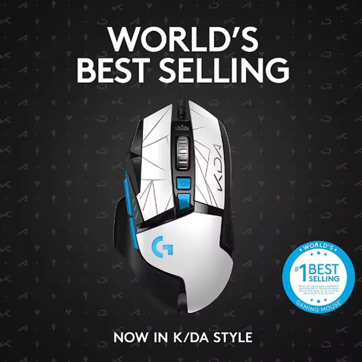 LOGITECH - Mouse Gamer Logitech G502 Hero Y Estuche-Negro