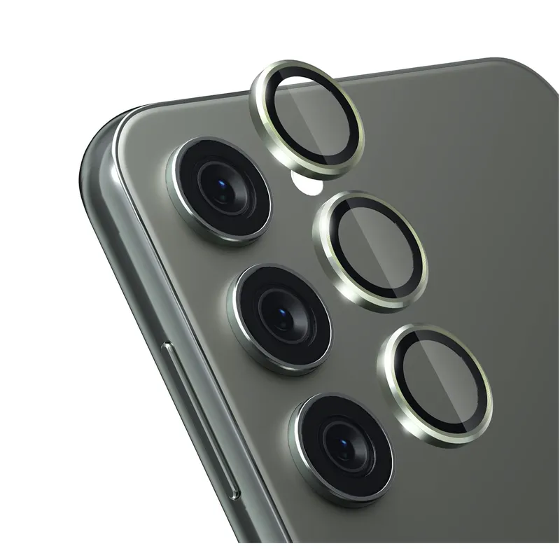 JOIGO - Protector De Lente De Camara Para Samsung S23 / S23 Plus Brillo Verde