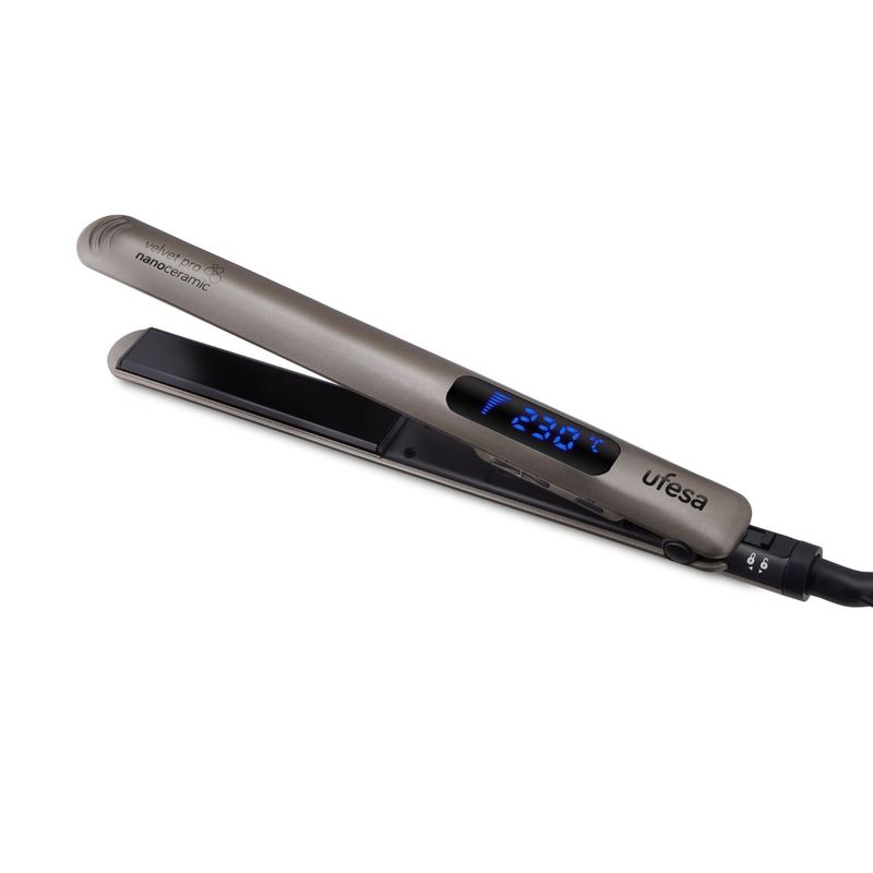 UFESA - Plancha de Pelo de Nano Ceramica Ufesa PP5500 Velvet Pro