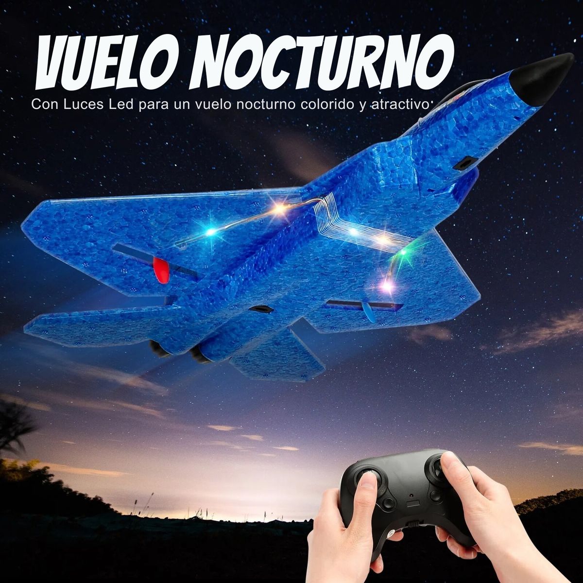 MOVI - Avión de Combate a Control Remoto Diversión Aérea al Máximo