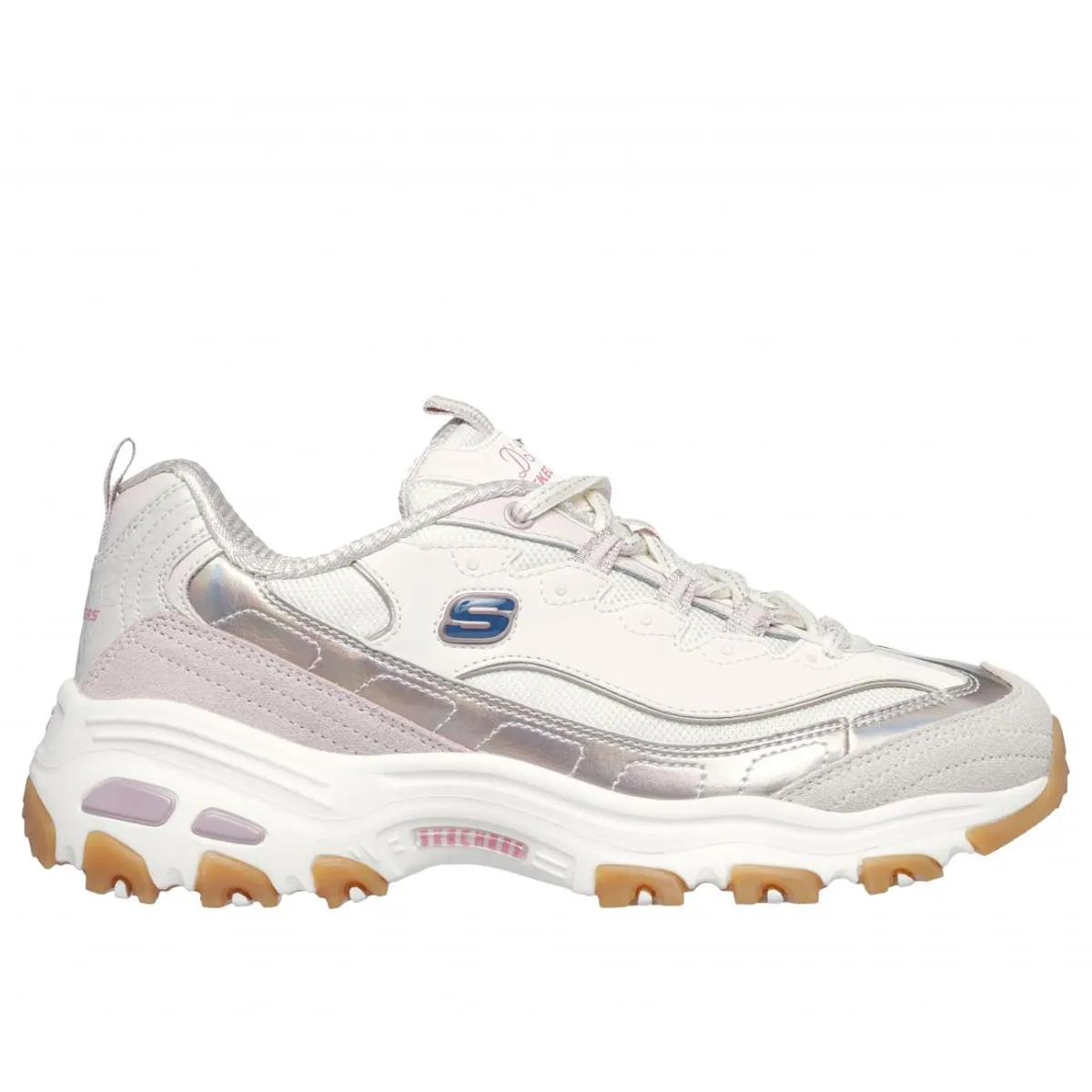 SKECHERS - Zapatillas Mujer DLites Rosado LT Skechers
