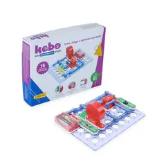 KEBO - Kit Electrónico Educativo Started S1 - 15 circuitos