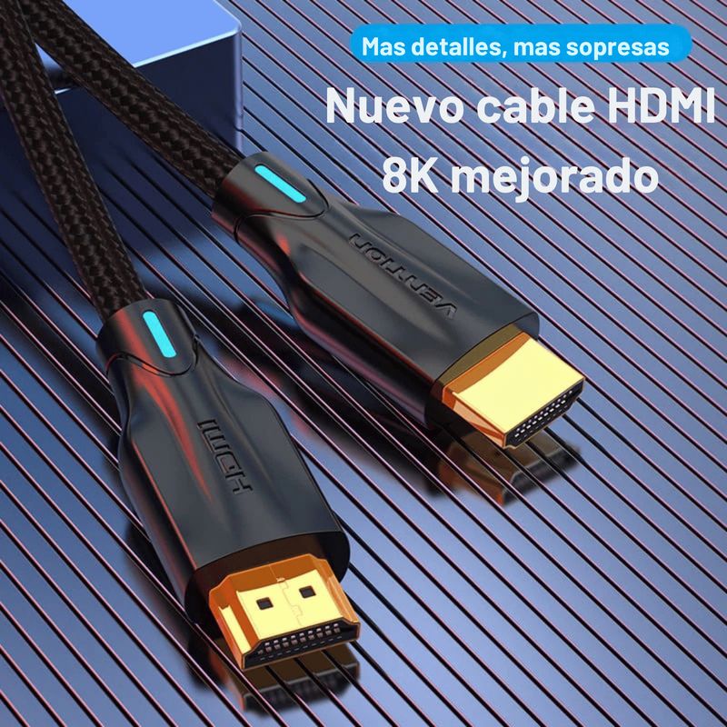 VENTION - Cable Hdmi Macho A Hdmi Macho 8k 60hz 4k 120hz 15m