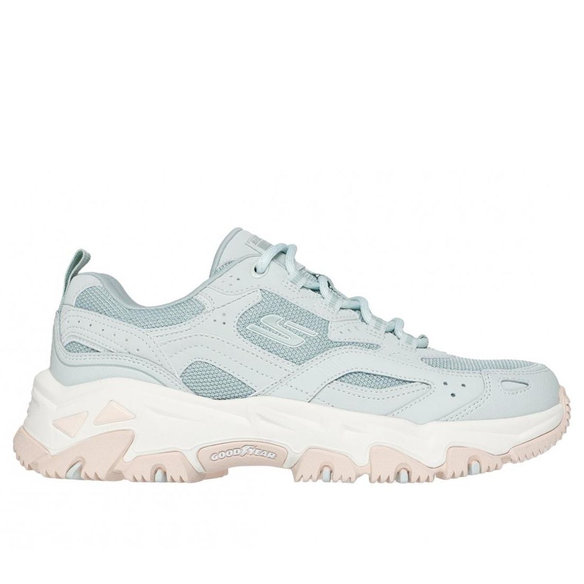 SKECHERS - Zapatillas Mujer DLites Hiker Gris MT Skechers