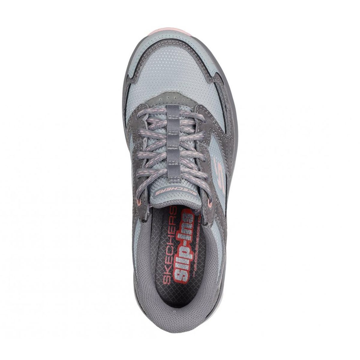 SKECHERS - Zapatillas Mujer Slip-ins Glide Step Sole Gris PK Skechers