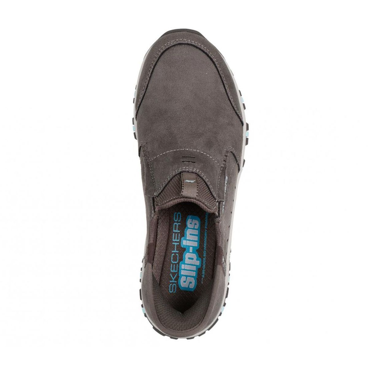 SKECHERS - Zapatillas Mujer Slip-ins Hillcrest Beige DK Skechers