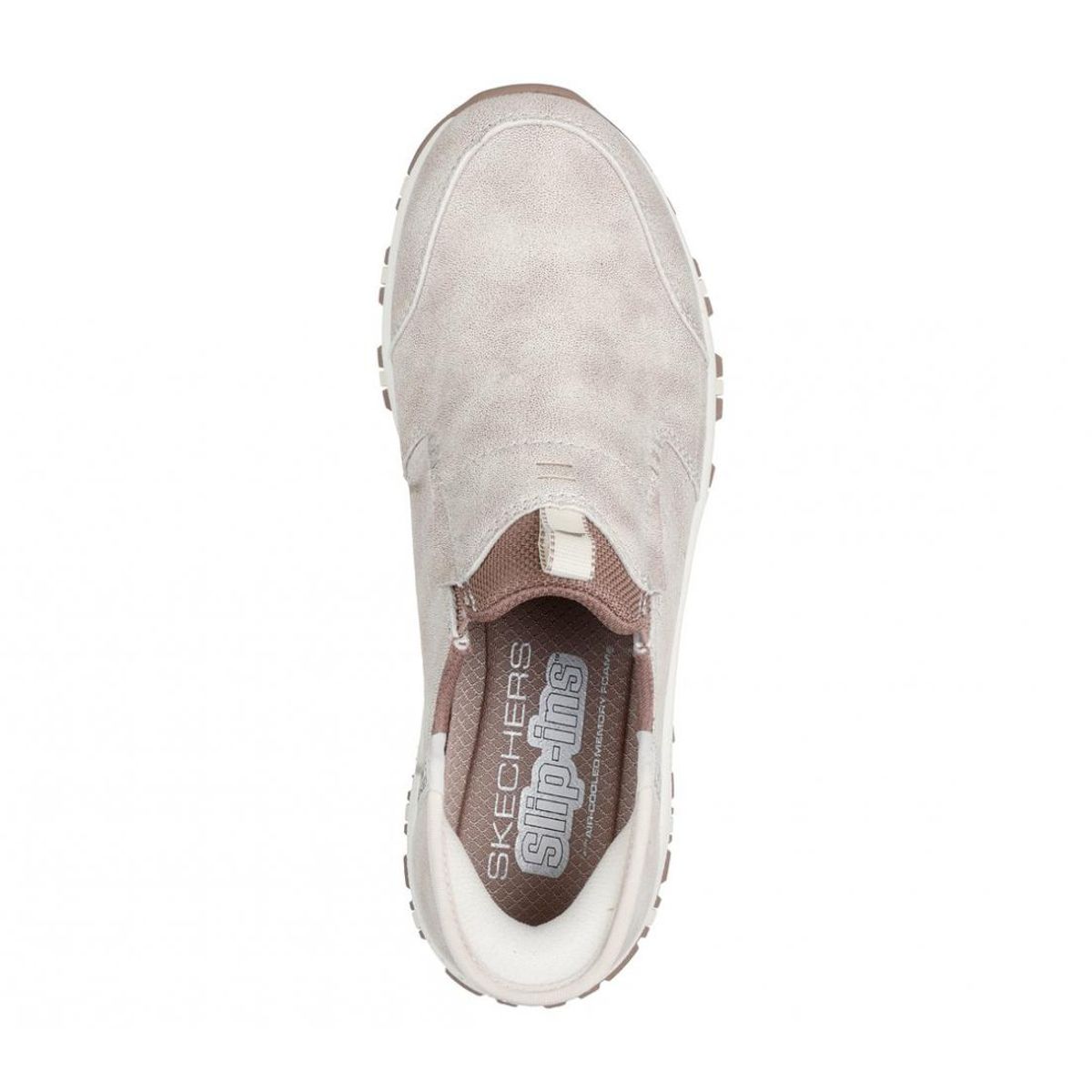 SKECHERS - Zapatillas Mujer Slip-ins Hillcrest Beige ND Skechers