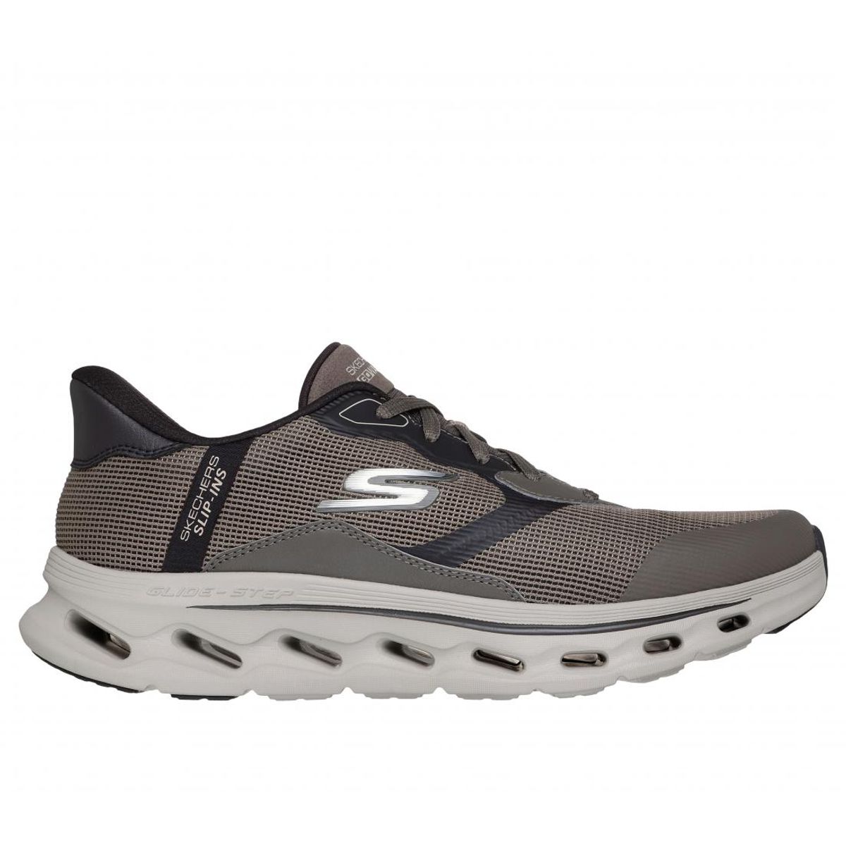 SKECHERS - Zapatillas Hombre Slip-ins Go Walk Glide-Step 20 Beige DK Skechers