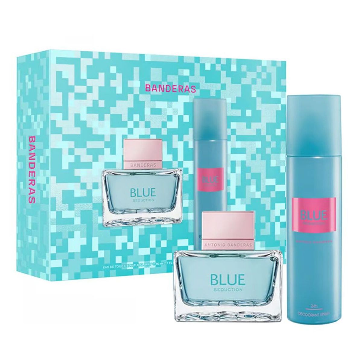 ANTONIO BANDERAS - ANTONIO BANDERAS BLUE SEDUCTION WOMEN ESTUCHE EDT 80ML+D150ML