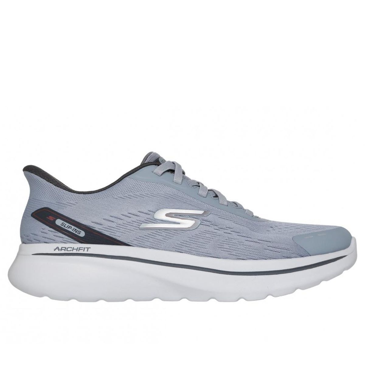 SKECHERS - Zapatillas Hombre Slip-ins Go Walk Arch Fit N-Joy CHR Gris Skechers
