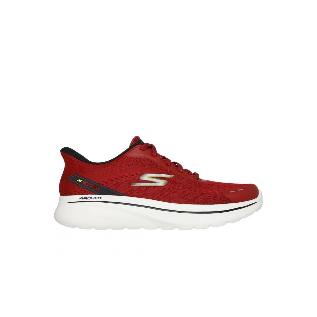 SKECHERS - Zapatillas Hombre Slip-ins Go Walk Arch Fit N-Joy Rojo RD Skechers