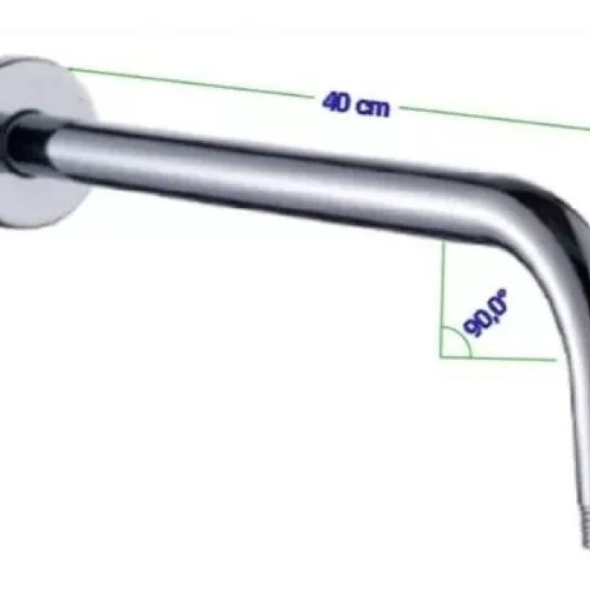 TAUMM - BRAZO DUCHA METAL MURO PARA PLATO 40 CM TAUMM