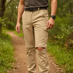 LIKE SHOP - Pantalon Softshell Hombre Verano Bolsillos Cargo 801
