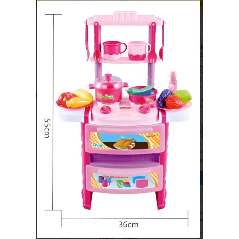 GENERICO - Cocina Juguete Niña 55x36cm