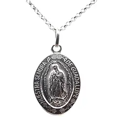LK LUKSO - Collar con Virgen de Guadalupe en Plata 925