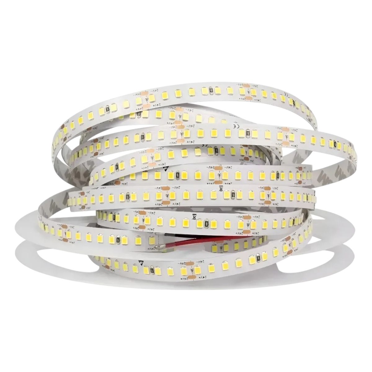 Cinta Led 24V 2538 10W 120Led/m 5mt Luz Fría + Transformador, marca WANT - Foto 2
