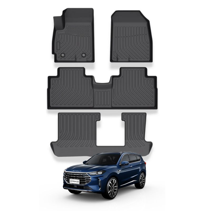 BLACK SNAKE OFF ROAD EQUIPMENT - Set Cubre Piso Calce Perfecto Jetour XT70 Plus 2021-2024