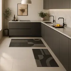 ARMONIA - Alfombra antideslizante 40x120 líneas para cocina fácil limpieza 728