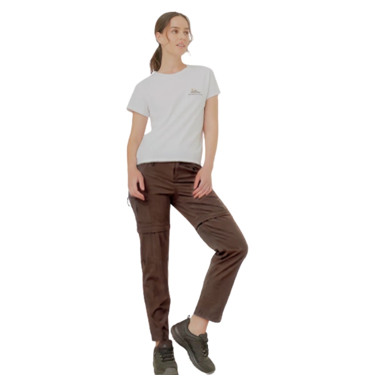 LIKE SHOP - Pantalon Softshell Mujer Verano Bolsillos Cierre 809