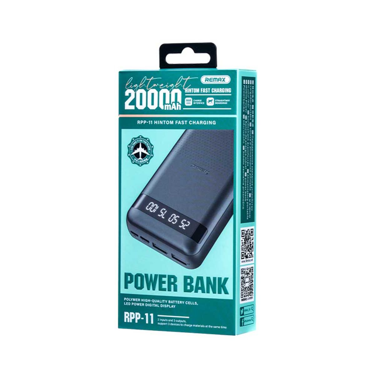REMAX - Power Bank Remax RPP-11 - Color Negro