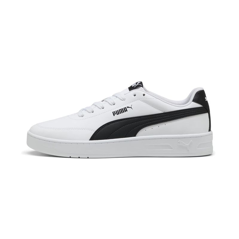 PUMA - Zapatillas Hombre Court Classic Vulc Puma BlancasNegras
