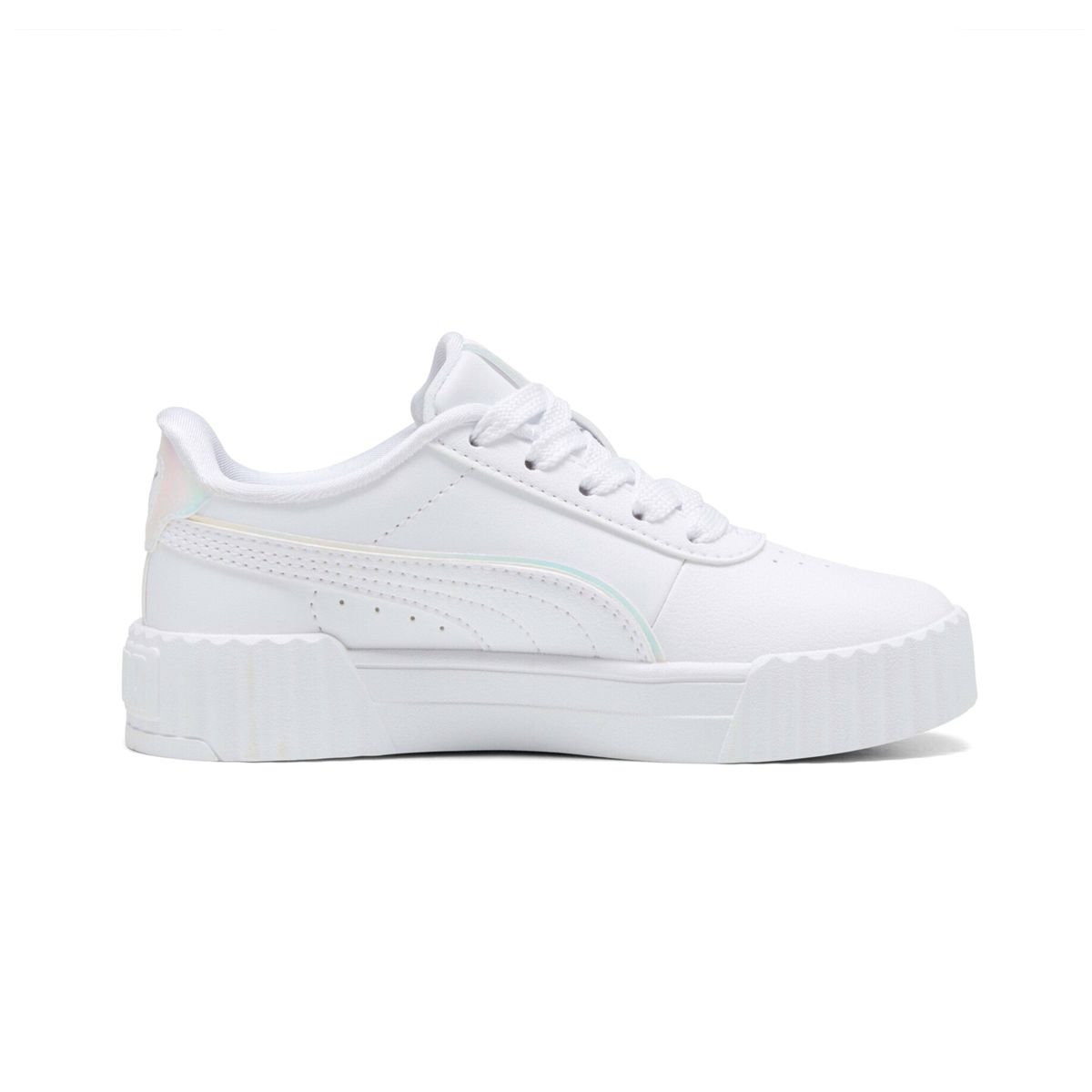 PUMA - Zapatillas Niñas Carina 3.0 Holo 2.0 Puma Blancas