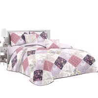 CUBRECAMA QUILT DE VERANO CON DISEÑO TF KING