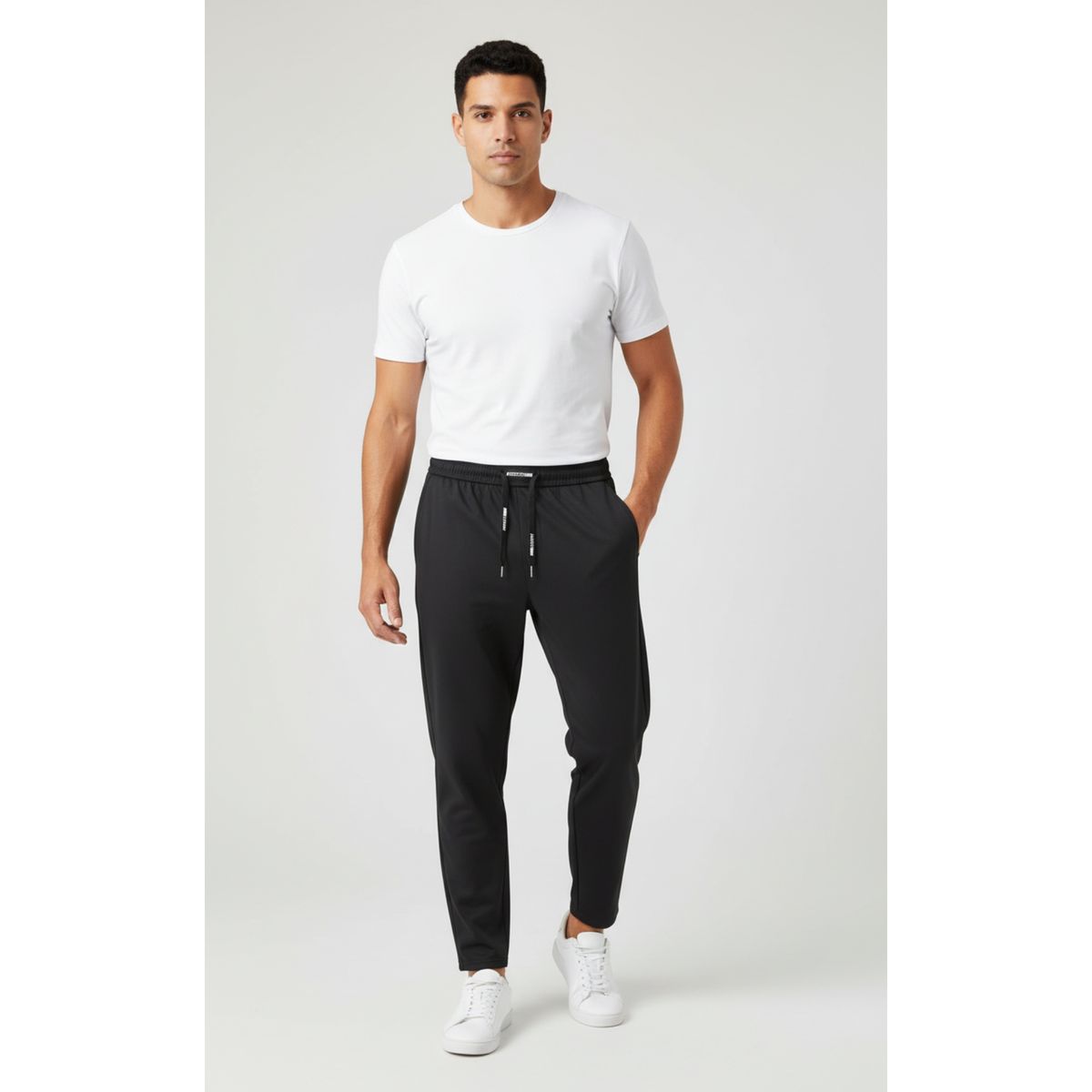 LIKE SHOP - Pantalón Hombre Buzo Recto Liso Térmico Forro Interior Plush 97