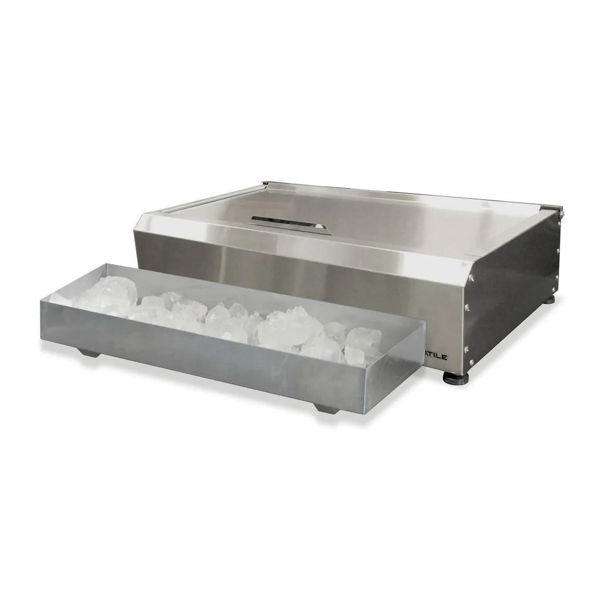 VERSATILE - Salsera 7  estaciones 780 inox  con bandeja frio inox