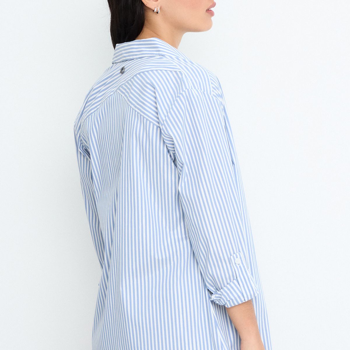 IO - Blusas Manga Larga Mujer Celeste IO