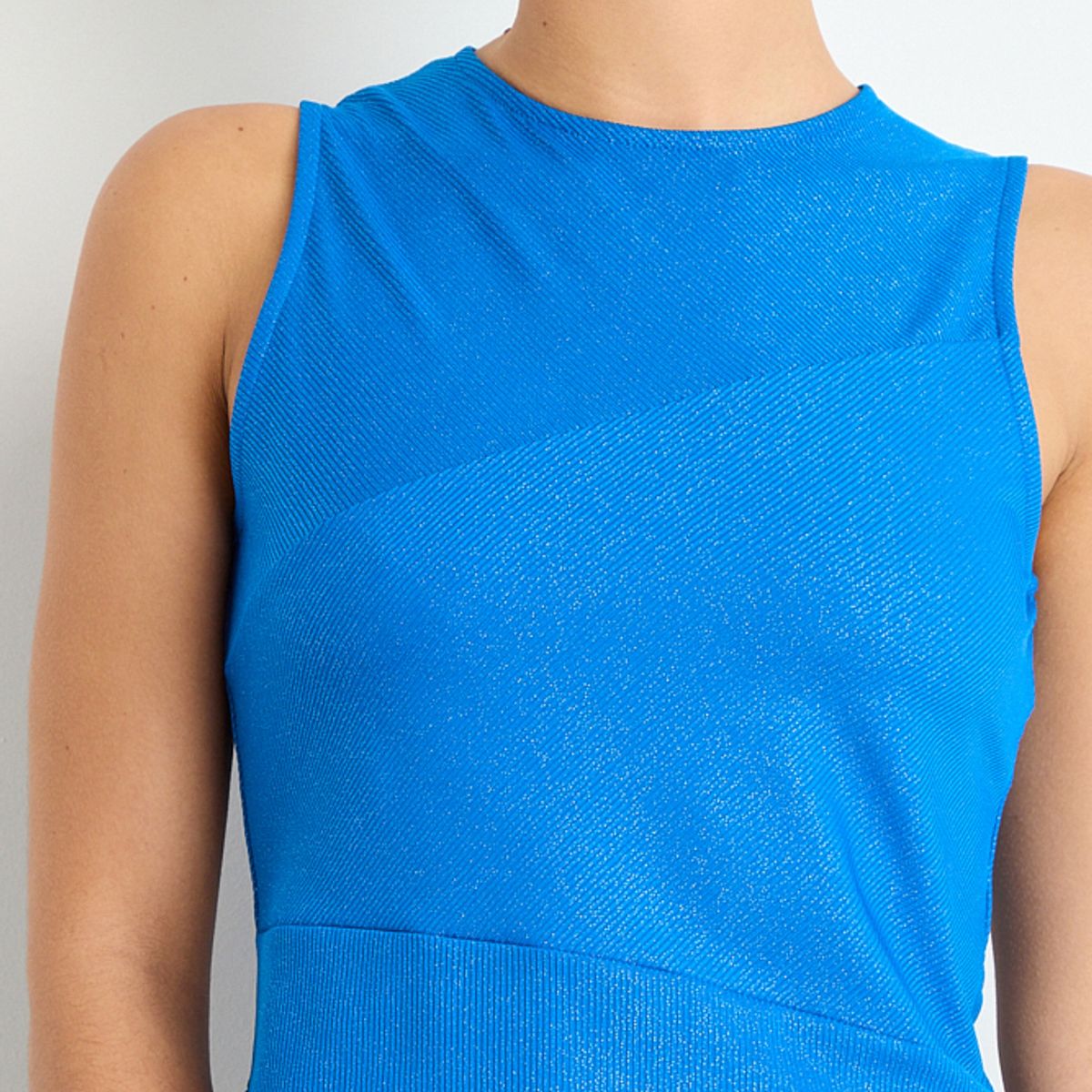 IO - Polera Sin Mangas Mujer Azul IO