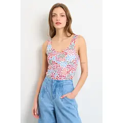 IO - Polera Sin Mangas Mujer Rojo