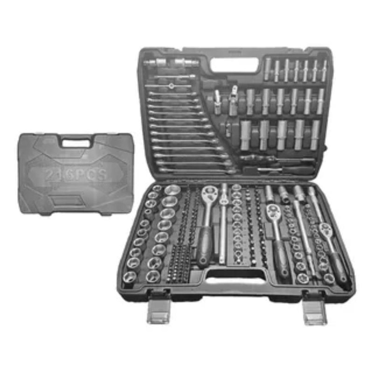 GENERICO - Juego De Dados 216 Piezas Kit De Herramientas con Maletín