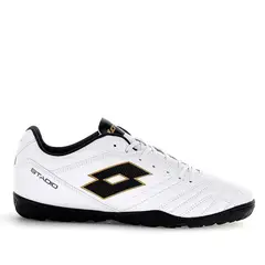 LOTTO - Zapatilla Baby Futbol Hombre - Stadio 705 TF Blanco Negro