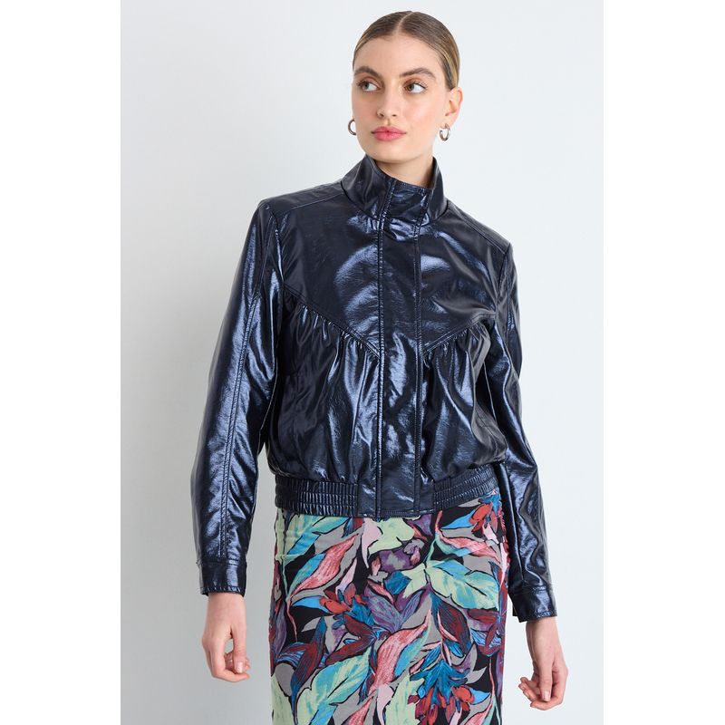 IO - Chaqueta Mujer Azul IO