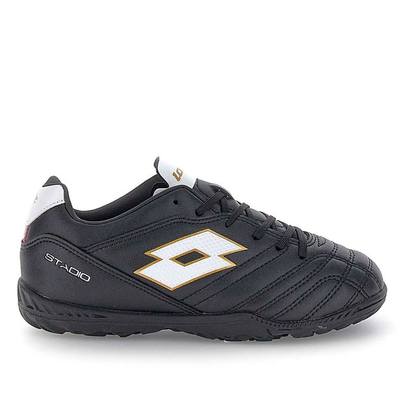 LOTTO - Zapato de Baby Futbol Juvenil Lotto - Stadio 705 TF JR Negro Blanco