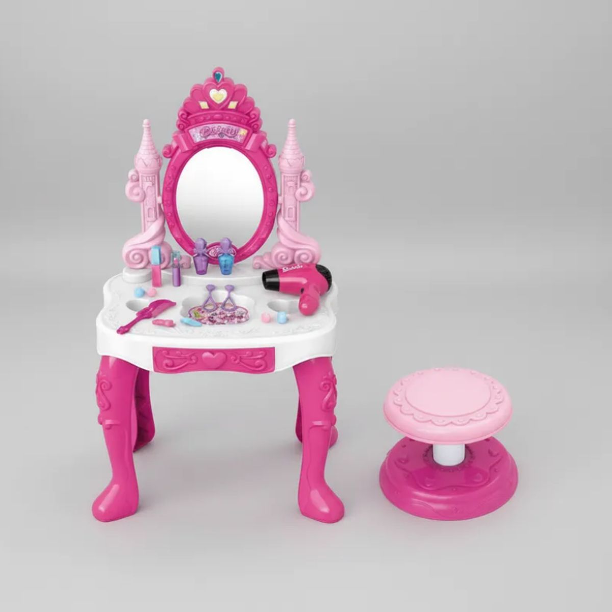 GENERICO - Tocador Princesa Maquillaje Para Niñas De Juguetes