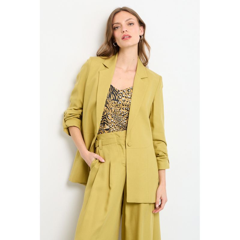 IO - Blazer Mujer Amarillo IO