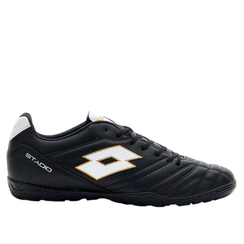 LOTTO - Zapatilla Baby Futbol Hombre Lotto - Stadio 705 TF Negro Blanco
