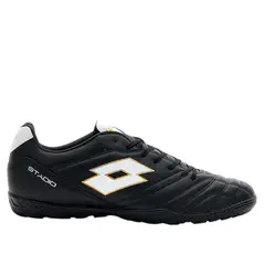 LOTTO - Zapatilla Baby Futbol Hombre - Stadio 705 TF Negro Blanco