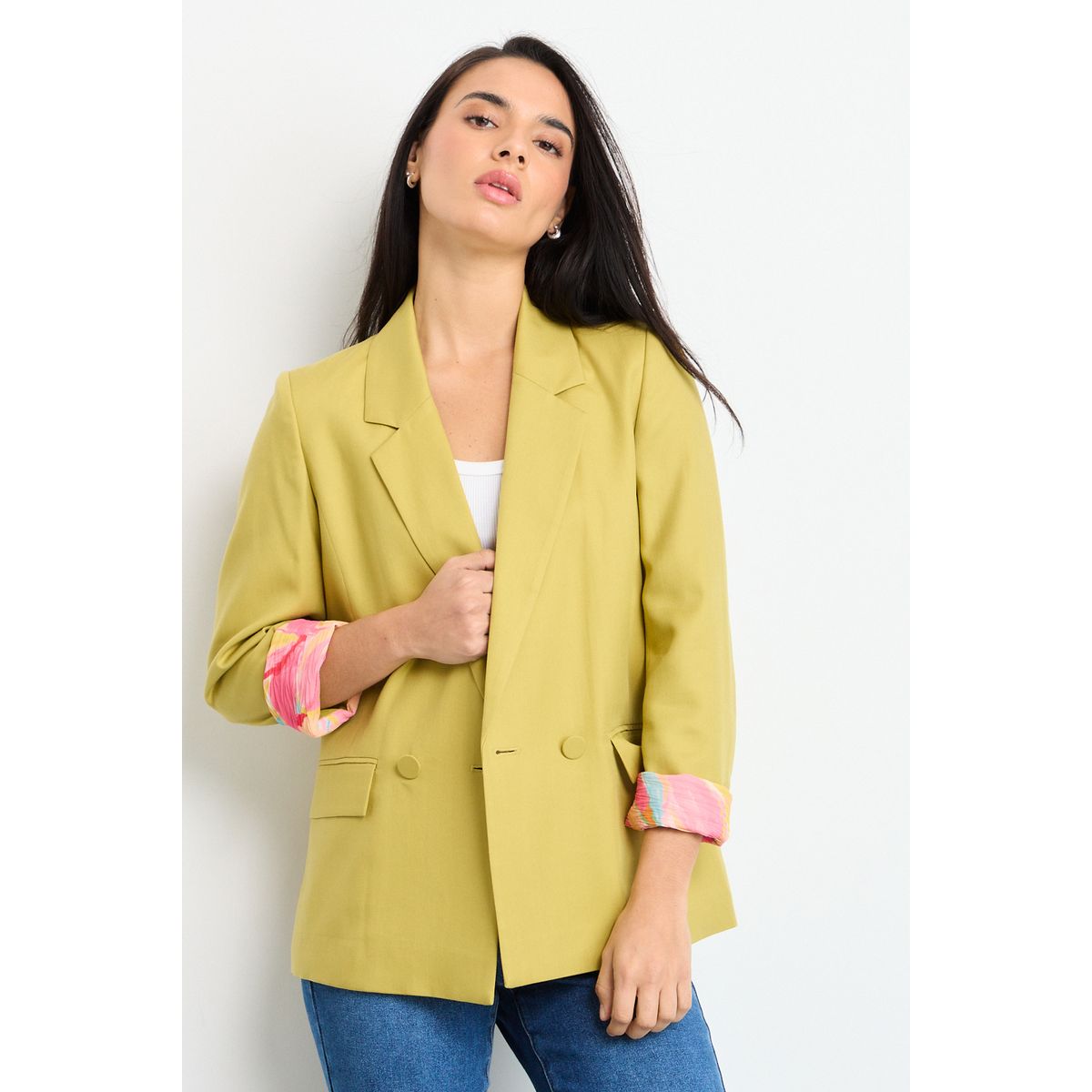 IO - Blazer Mujer Amarillo IO