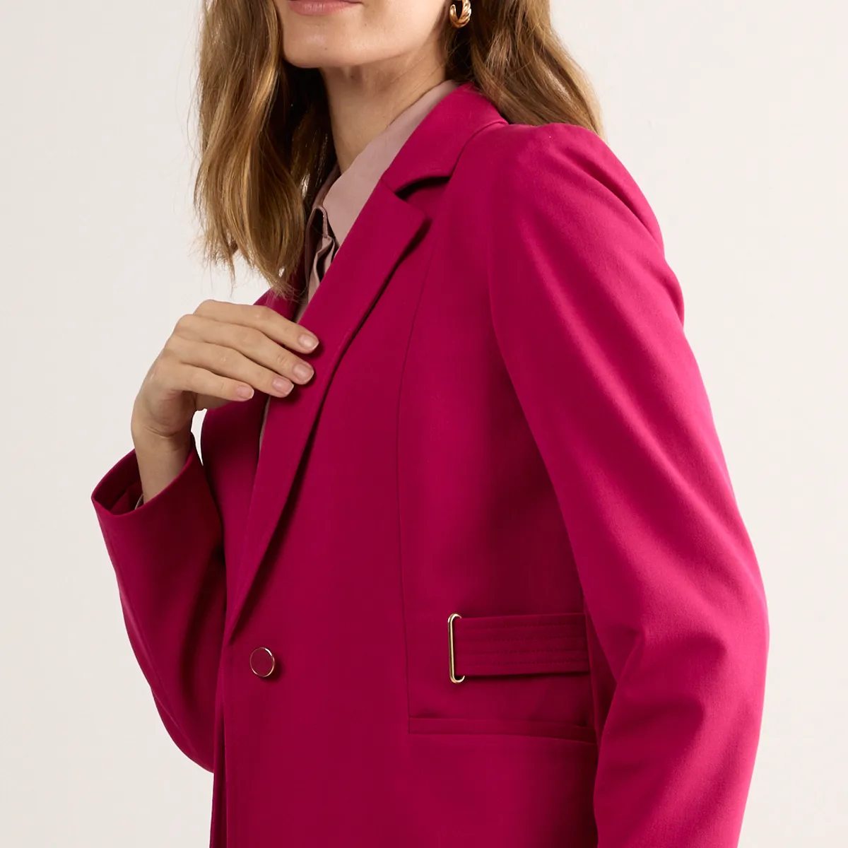 MA GRIFFE - Blazer Mujer Fucsia Magriffe