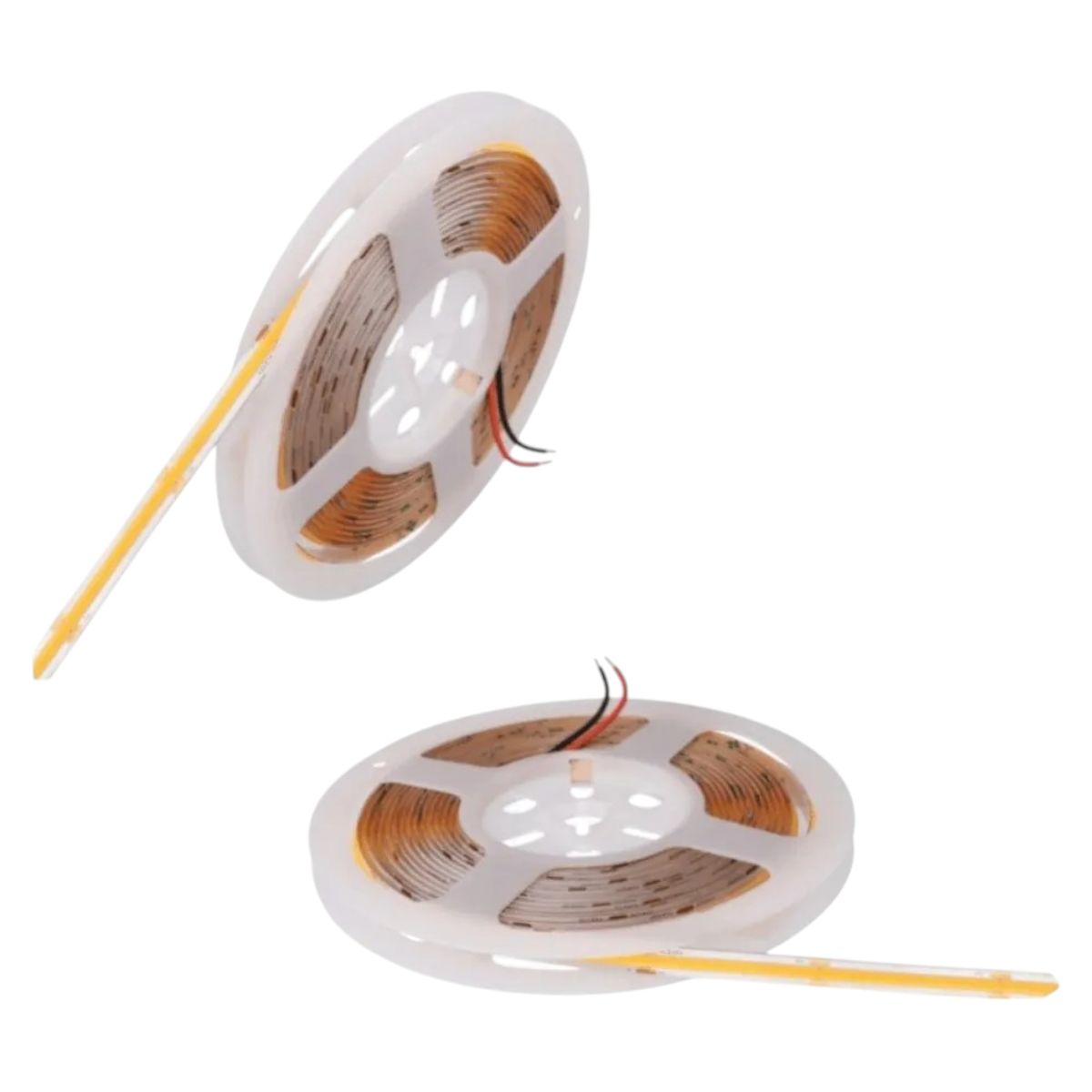 GENERICO - 2 Cintas Led 24V COB IP54 320Led/m 10mt Luz Fría