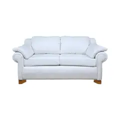 DISEÑOS VALESTRINI - SOFA GRECIA EN ECOCUERO BLANCO