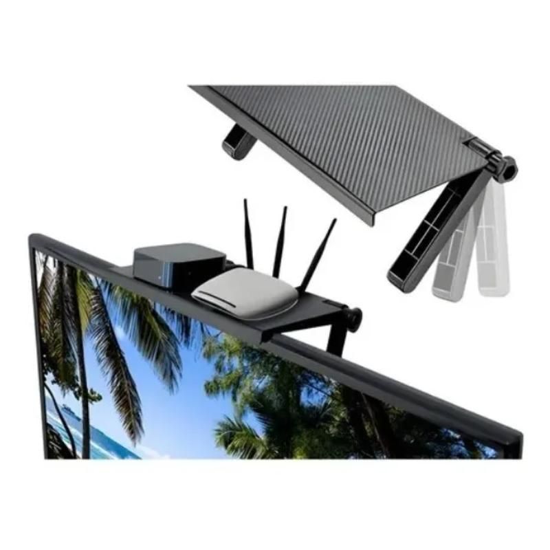 GENERICO - Soporte Plegable Para Decodificador Parte Superior Tv