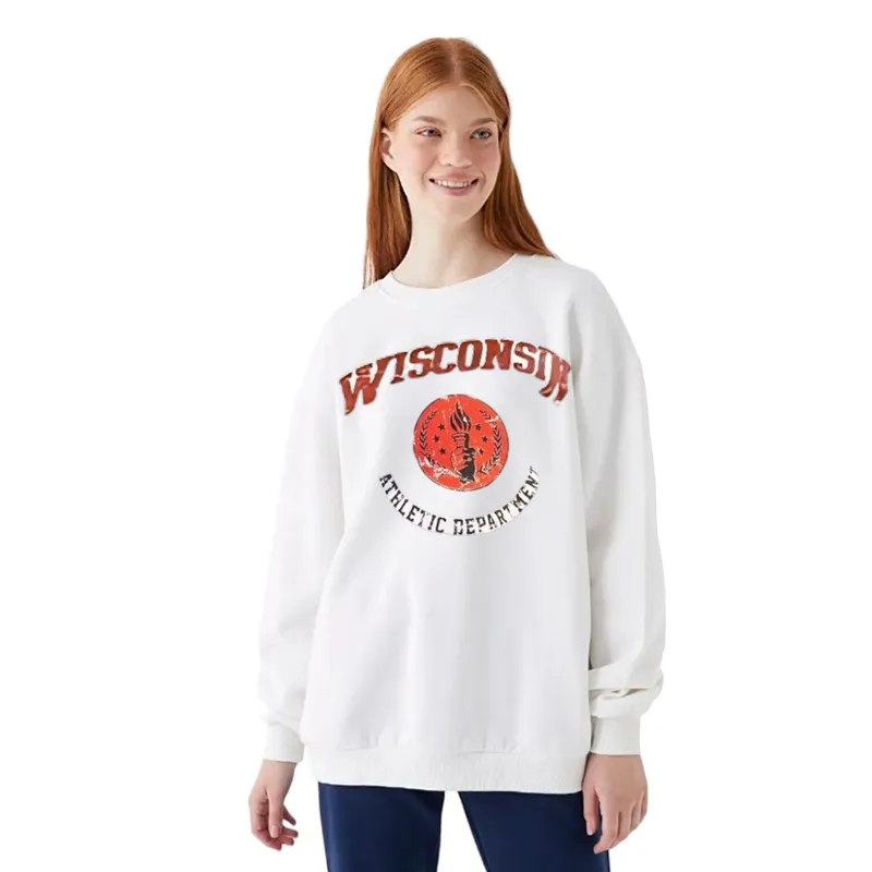MROTTO - Polerón Wisconsin Mujer Gris Talla M-L