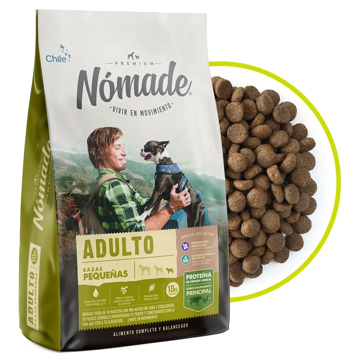 NOMADE - Alimento Nómade Perro Adulto Raza Pequeña 10 Kg